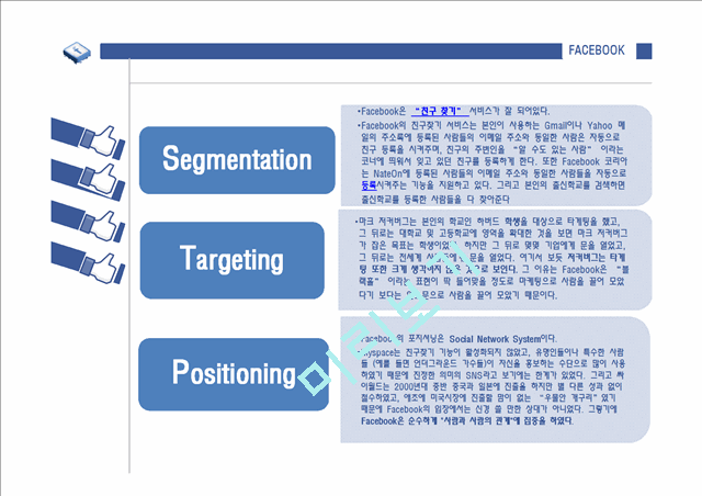 페이스북 Facebook 기업분석과 페이스북 경영,마케팅전략 성공사례분석및 페이스북 미래전망분석 PPT (발표스피치대본첨부)   (10 )